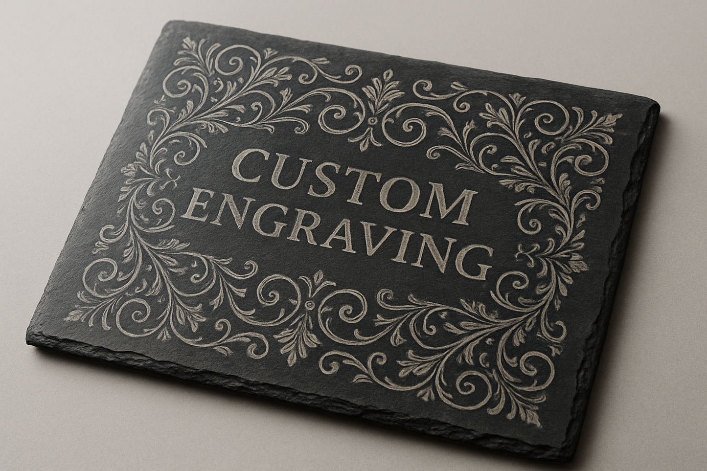 Schieferplatte Lasergraviert nach Wunsch